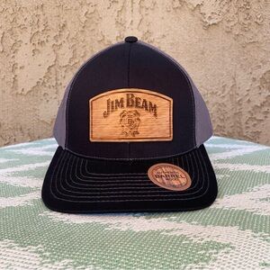 Jim Bean ~ Gray and Black Headwear Cap